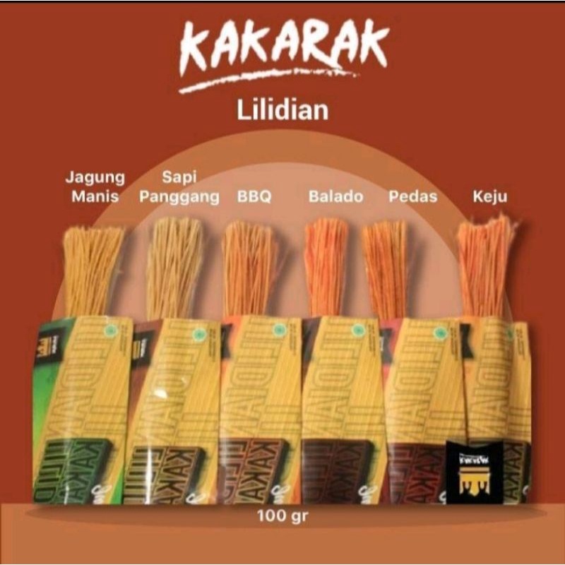 

Jajanan / Snack / Cemilan - Kakarak Lilidian 100gr