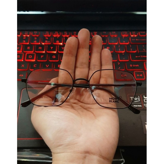 Kacamta radiasi uv Frame mont blanc 2885 Black
