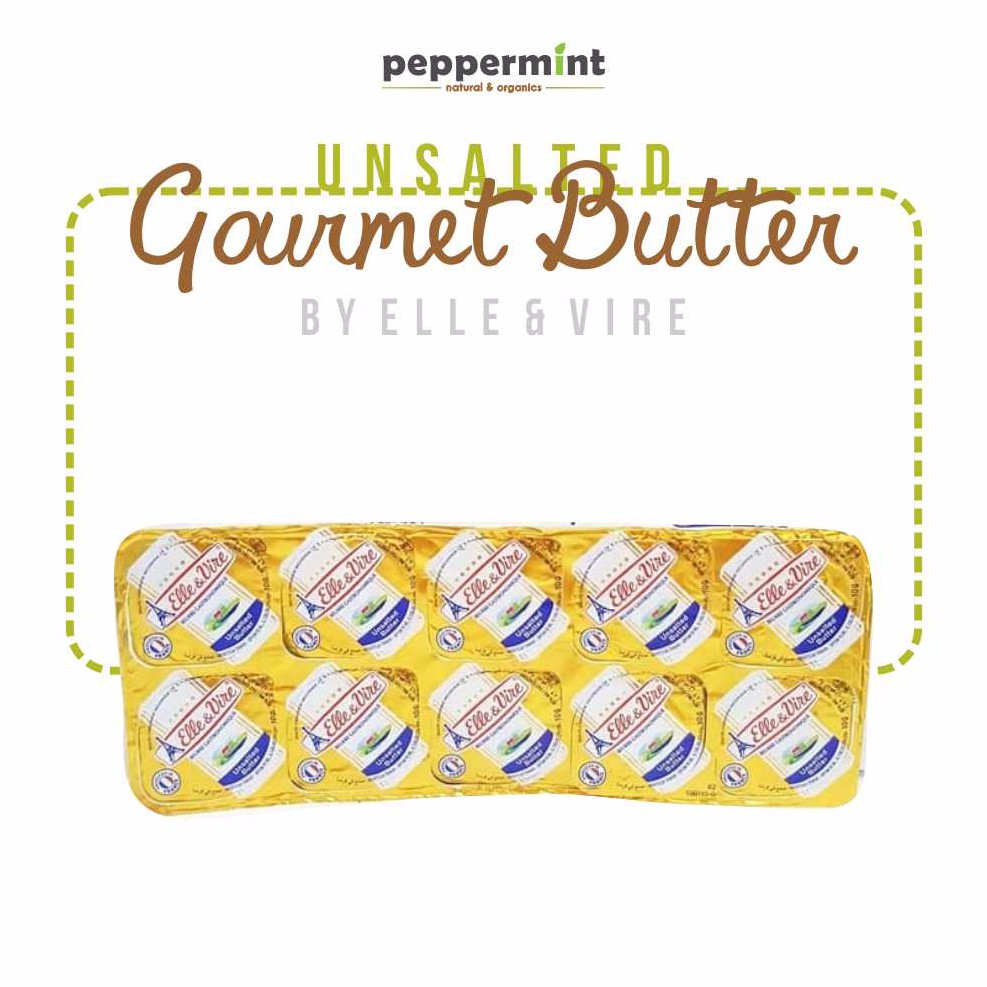 Elle & Vire Unsalted Butter (10pcs x 10 gram) / MPASI