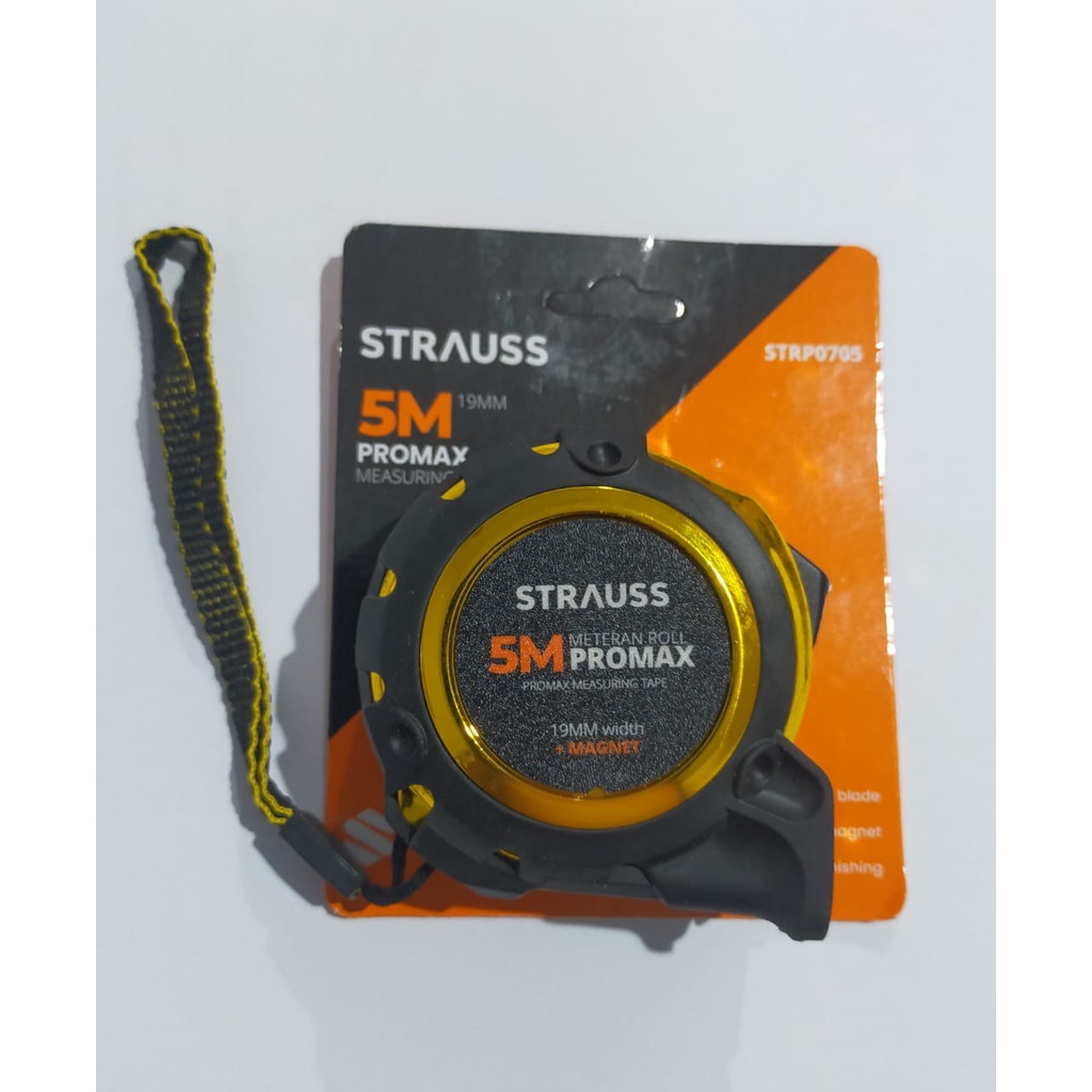 METERAN/ROL METERAN KARET 5M-STRAUSS