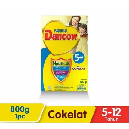 

Nestle Dancow 5+ Nutritods Susu Bubuk Pertumbuhan Anak Rasa Coklat/Cokelat 5-12 Tahun Box 800 gr
