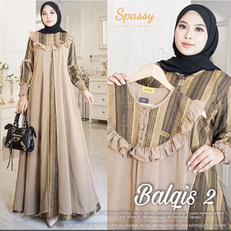 [Ready Stok] Balqis 2 set By Spassy