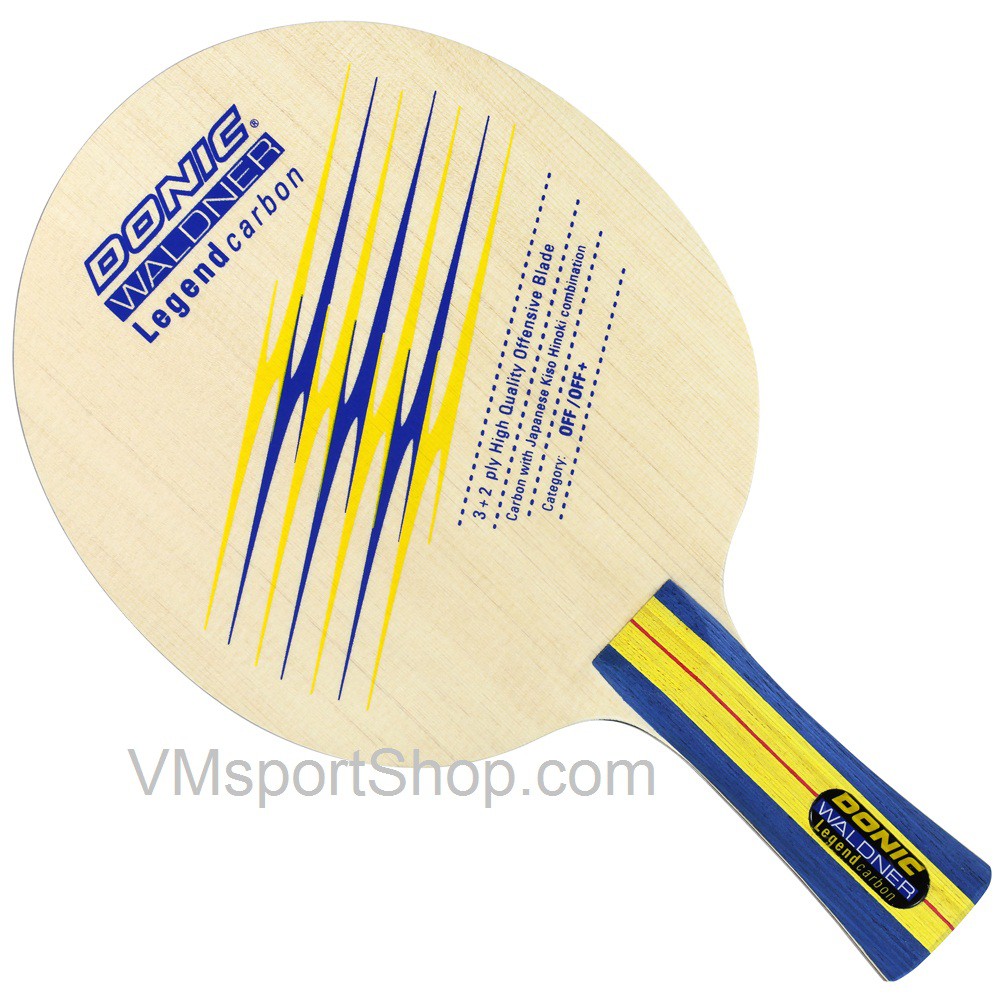 Donic Waldner Legend Carbon - Kayu Blade Bat Bet Pingpong Tenis Meja