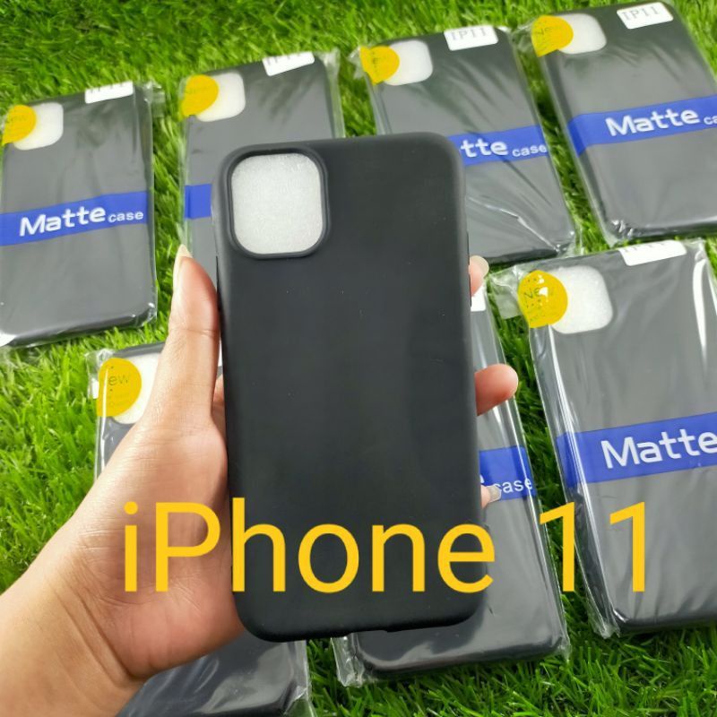 SLIM BLACK IPHONE 11 SOFTCASE HP IPHONE 11 CASING HP IPHONE 11 SILIKON HP IPHONE 11