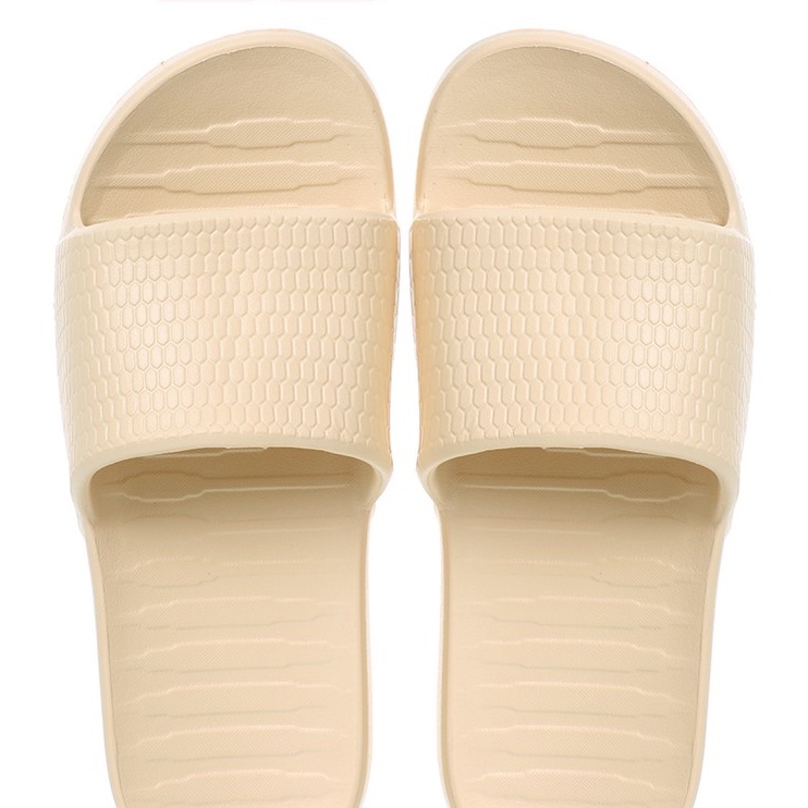 MINISO SENDAL / SANDAL  Sandal Rumah Berkualitas EVA Sandal Kamar Mandi Berbahan Empuk Sandal Karet Wanita Pria Couple Polos