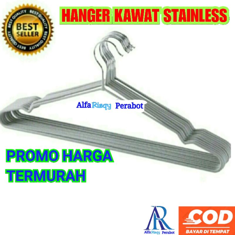 HANGER KAWAT STAINLESS/HANGER BAJU MURAH
