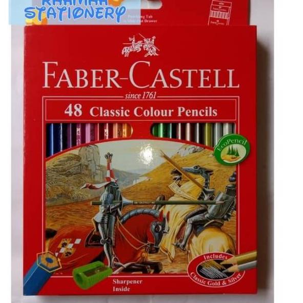 

Kekinian Pensil warna 48 / Classic Colour Pencils 48 Faber Castell ✔