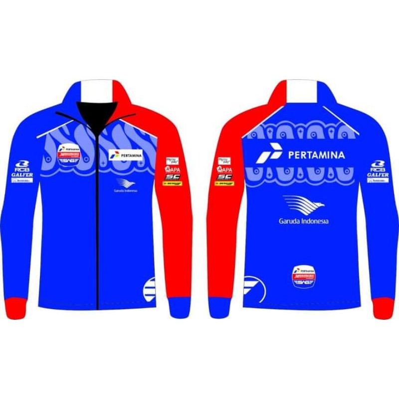 Jaket Motogp 2021 mandalika team motogp pertamina moto3 limited edition