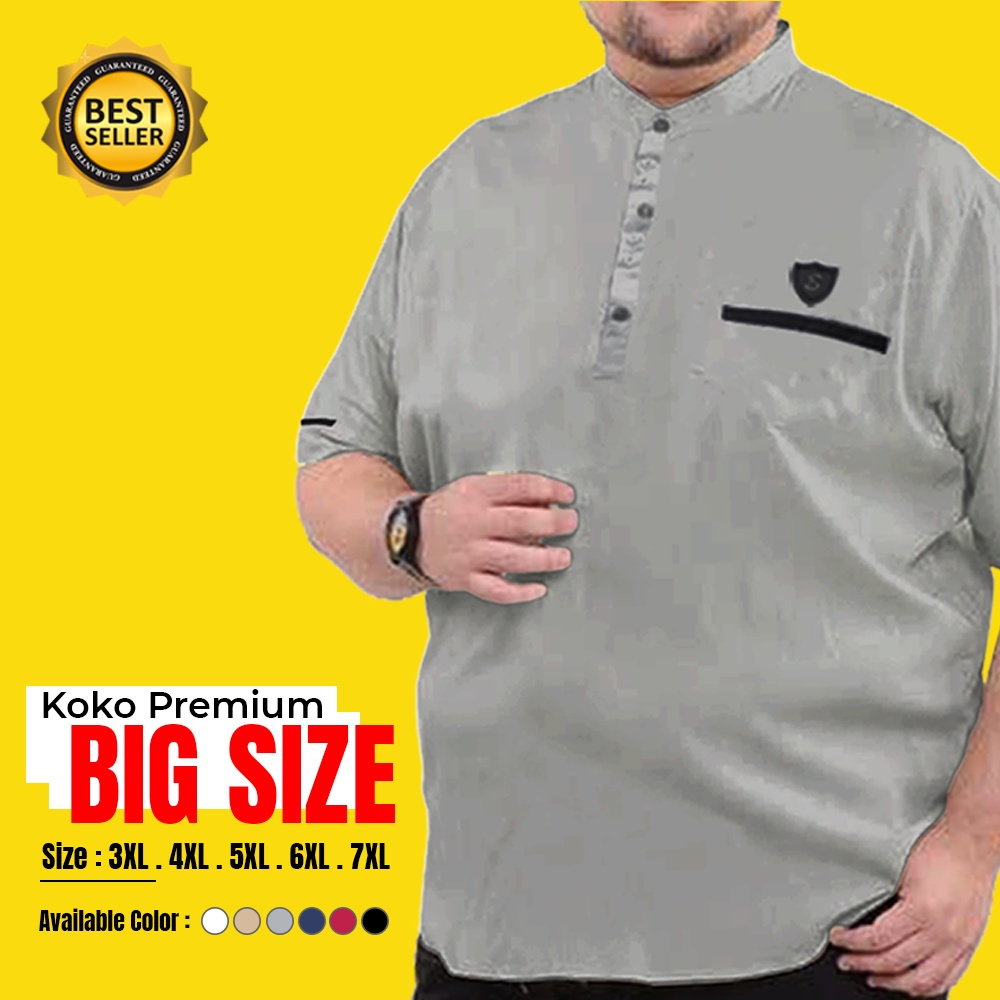 Baju Koko Kurta Premium Tersedia Ukuran Jumbo