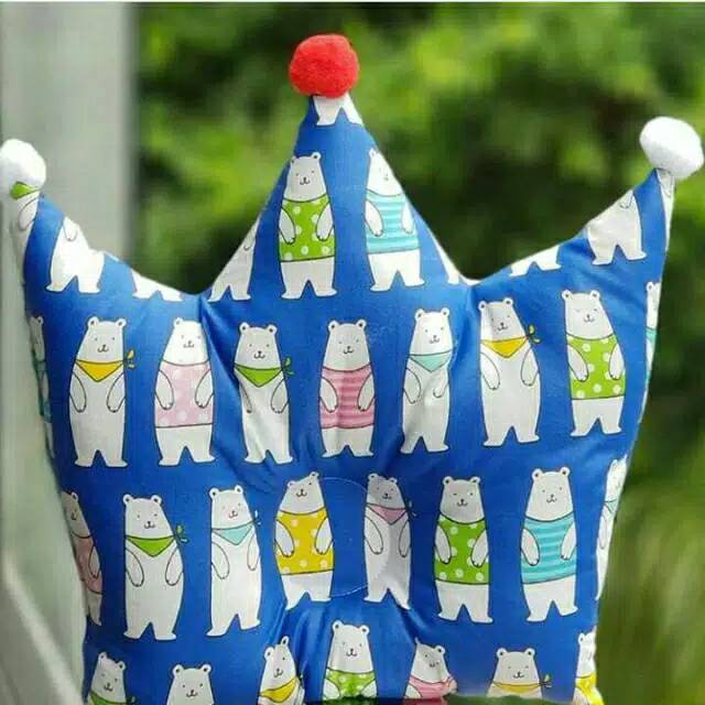 Bantal Peyang Mahkota Motif Lucu Girl / Boy