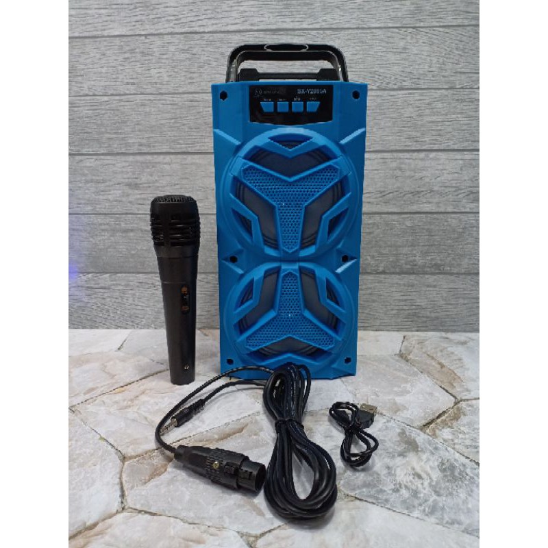 SPEAKER KARAOKE BLUETOOTH MIC SX2005 PORTABLE