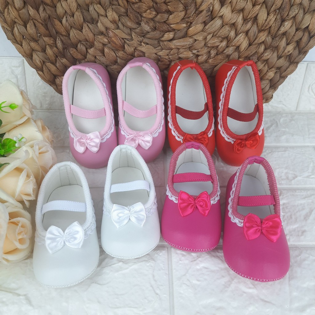 [TAMAN SEPATUKU] SEPATU TRENDY MURAH BALET BAYI PREWALKER ANAK PEREMPUAN PITA LUCU APX03