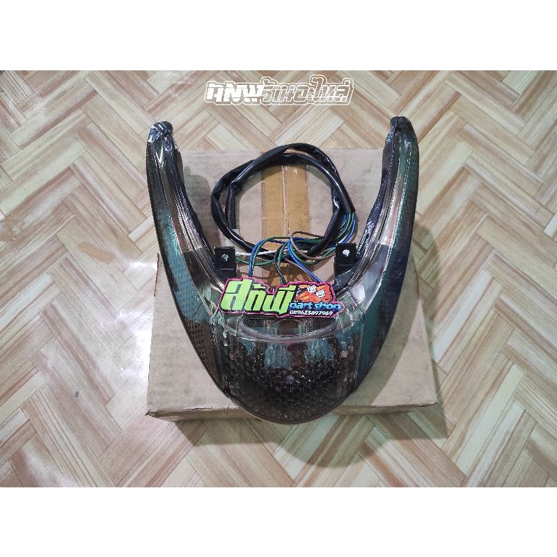 Stoplamp vario lama 110 karbu smoke black varla hitam lampu stop lamp belakang click thailand led