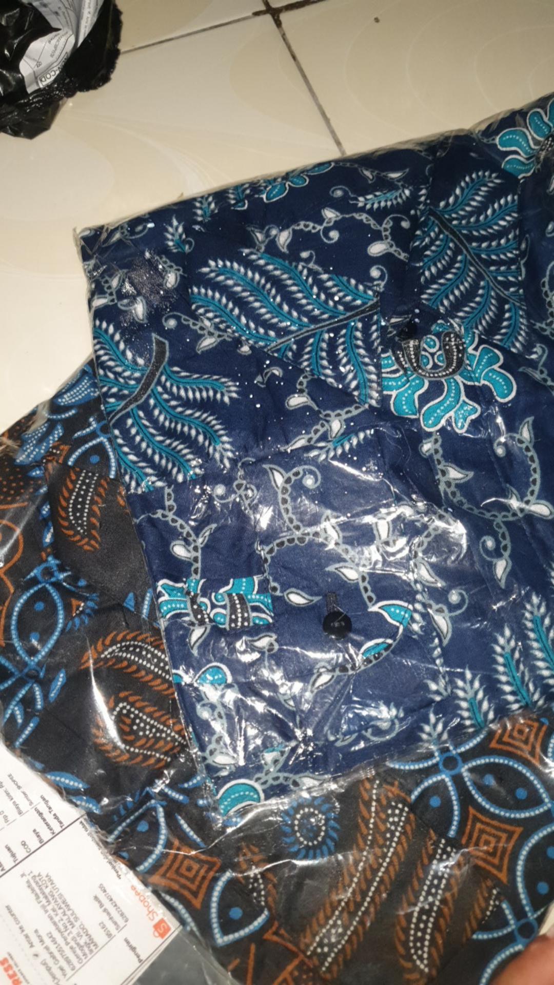 Size M L Xl Xxl Xxxl Bswart Batik Hrb026 Kenongo Hem Pendek Padi Pekalongan M L Xl Batik Pria Murahl