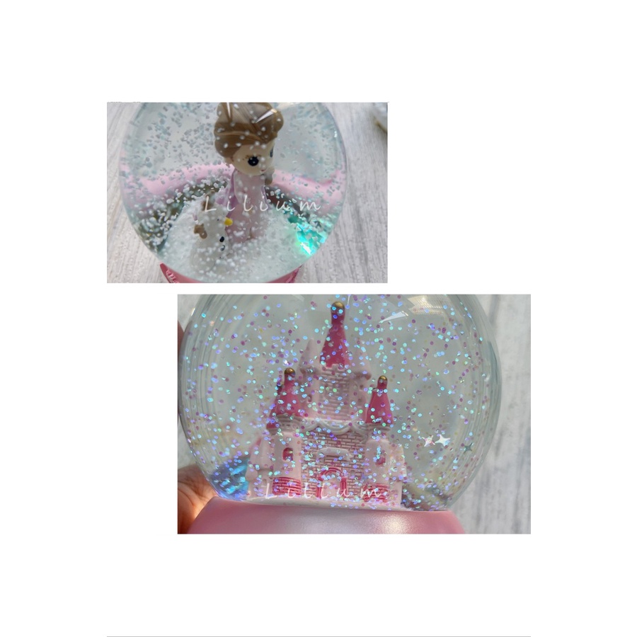 snow ball globe music box crystal dekorasi bola salju kristal musik LB014 LB015