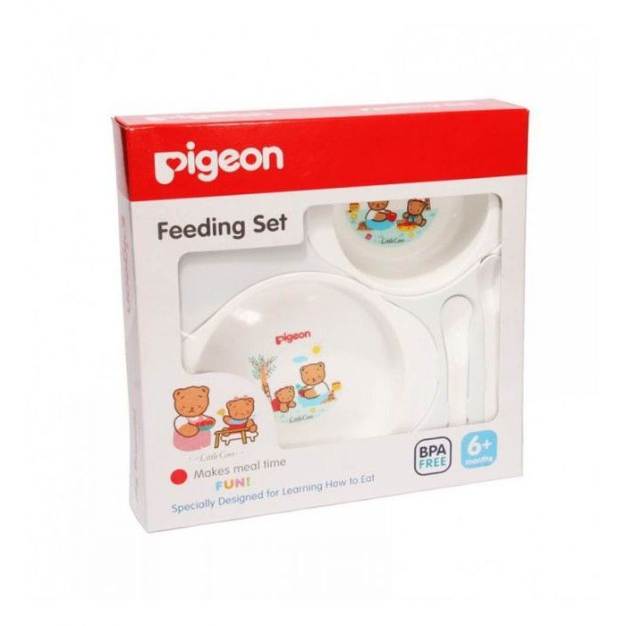 PIGEON Feeding Set Mini Perlengkapan Makan Bayi