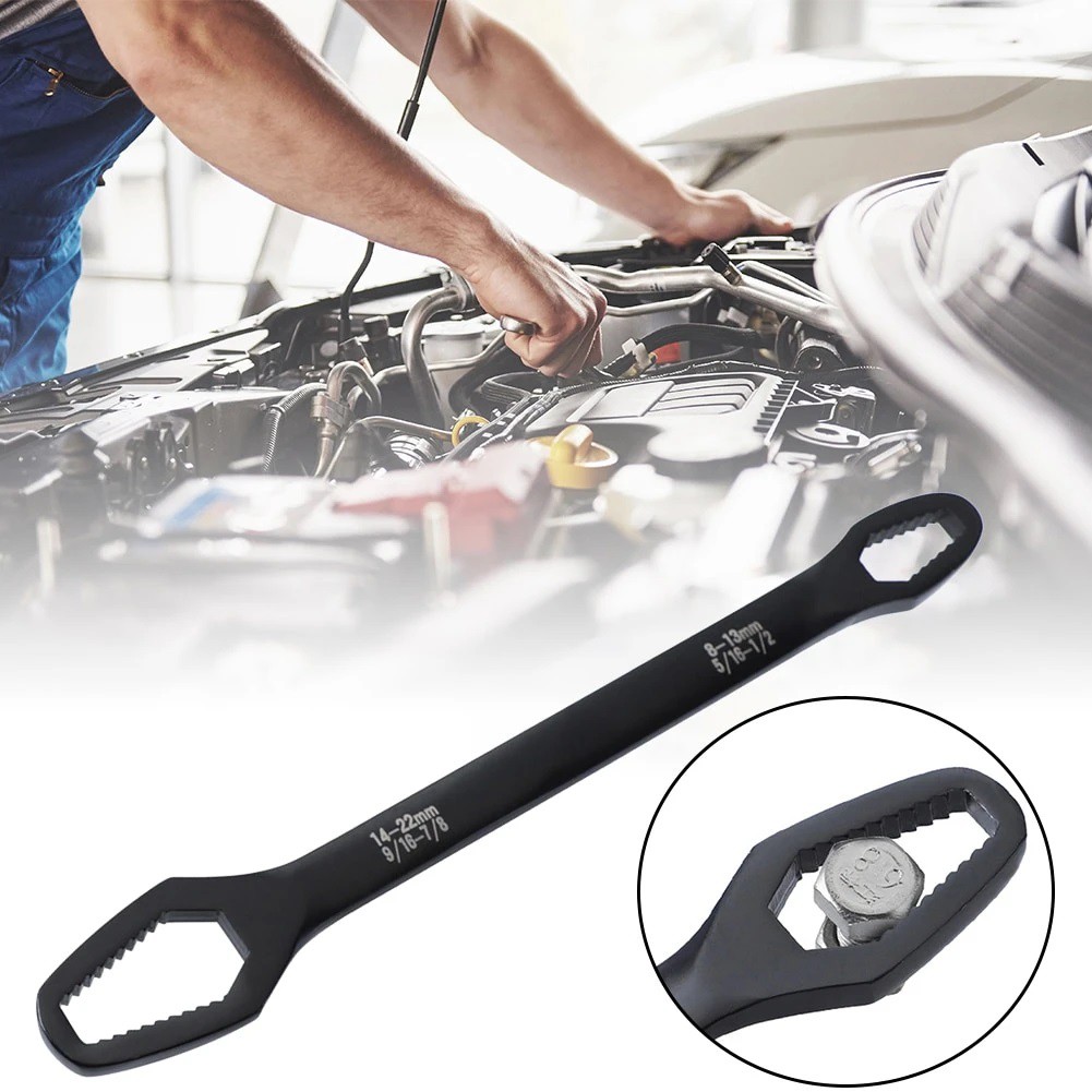 KUNCI RING DOUBLE HEAD UNIVELSAL Wrench Adjustable KUNCI PAS RING MULTI UKURAN a