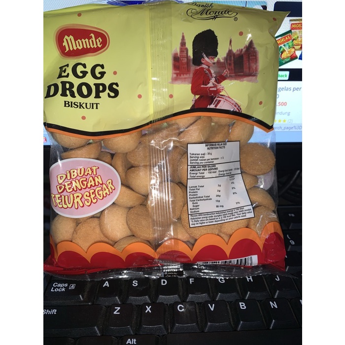 

54eh Monde Egg Drops 110Gram 60Jh