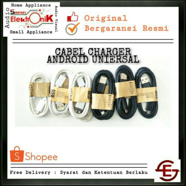 Kabel charger samsung android universal