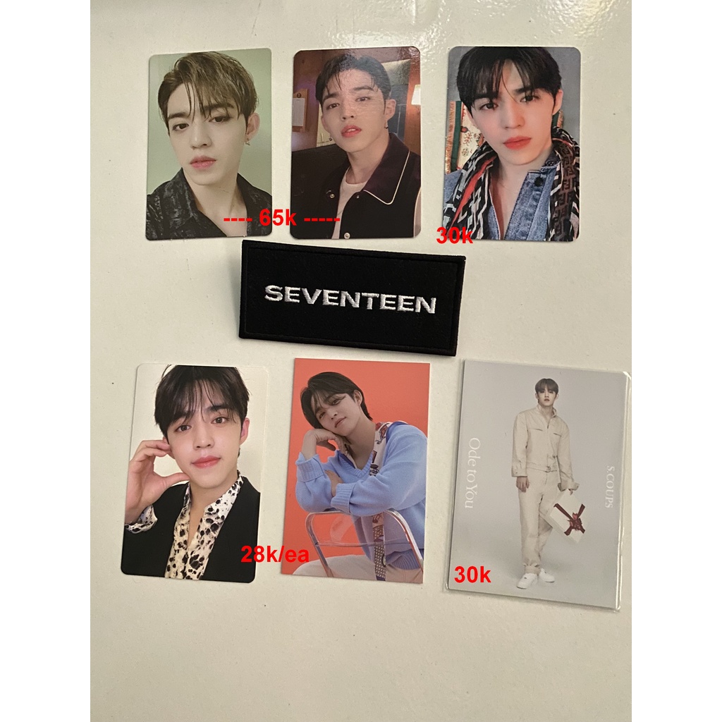 PHOTO CARD SCOUPS SEVENTEEN AN ODE BENEFIT