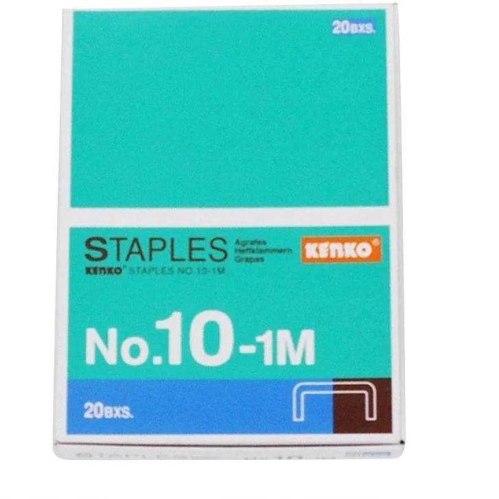 

T77♞ ISI STAPLES NO.10-1M KECIL KENKO REFILL STAPLER (20 PCS) Pasti Ada
