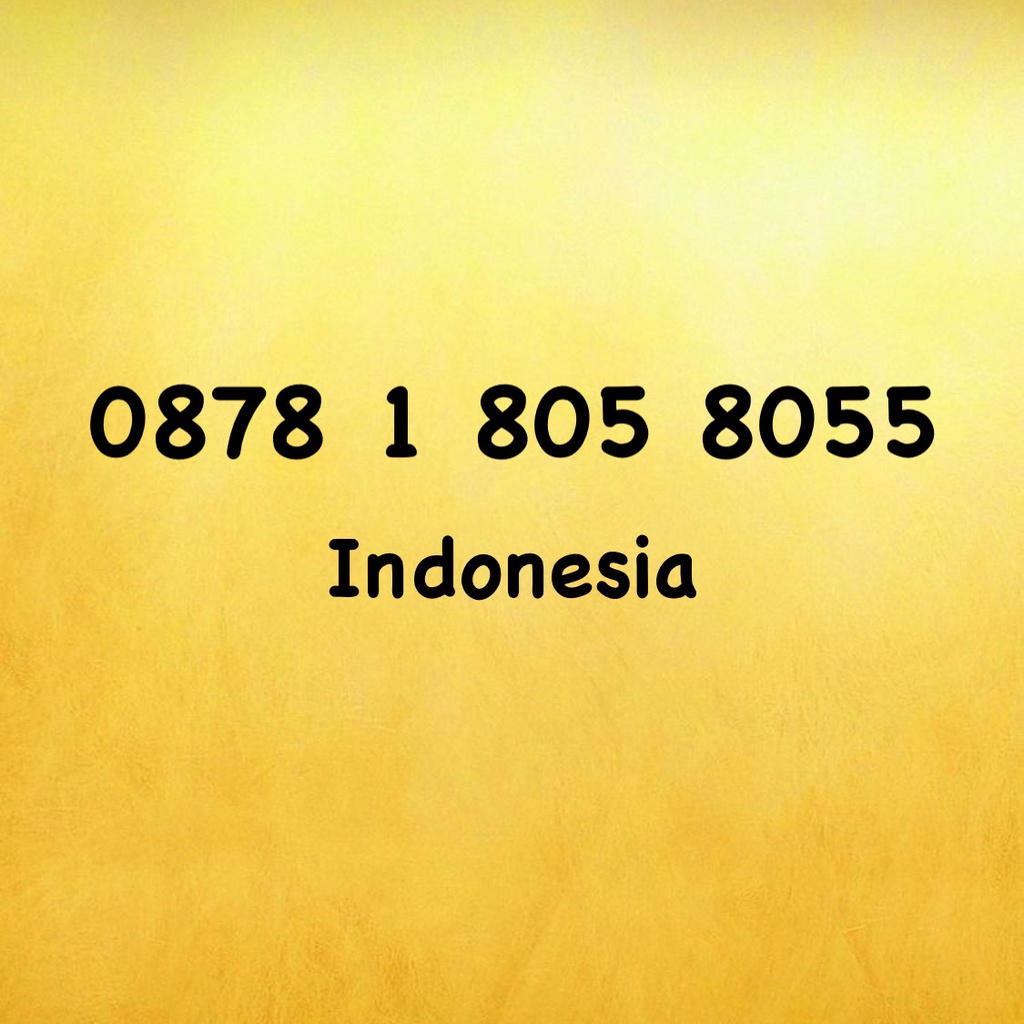 Nomor Cantik XL Bebas Seri BOS - BOSS - 0878 1 805 8055