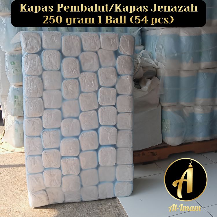 Kapas Pembalut 250 gram/Kapas Jenazah 1 Ball