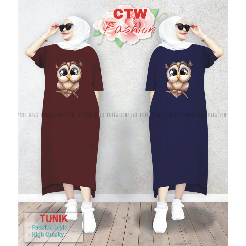 LONG TUNIK WANITA DEWASA/TUNIK DRESS OVERSIZE LD 130/TUNIK VIRAL 2022/TUNIK LAGI TREN/SABLON PRESS