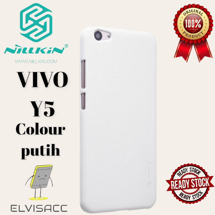 VIVO V5 NILLKIN HARDCASE FROSTED SHIELD ORIGINAL HARDCASE COLOR PUTIH