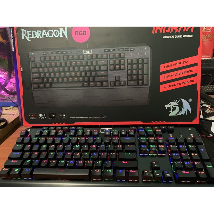 Redragon K555 INDRAH RGB / KEYBOARD MECHANICAL GAMING-