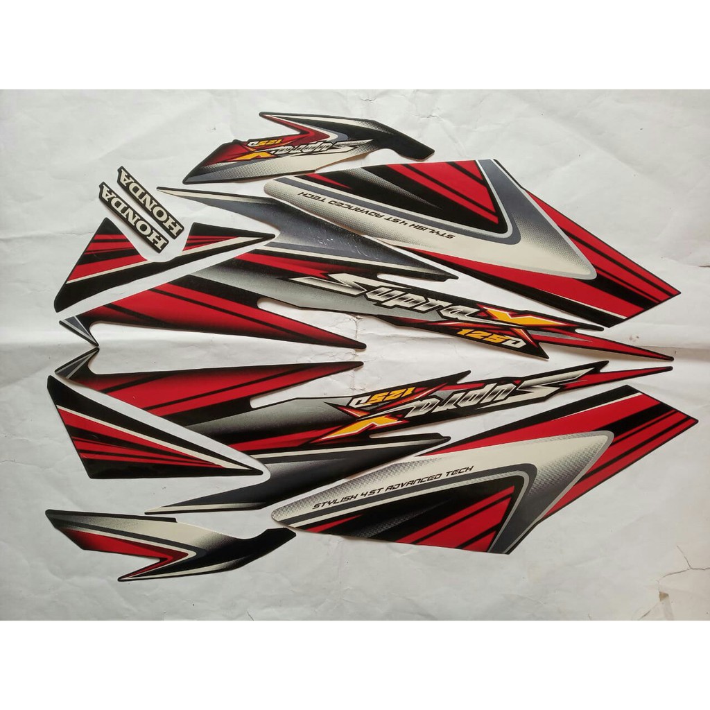 POLET   stiker striping supra x 125 2006
