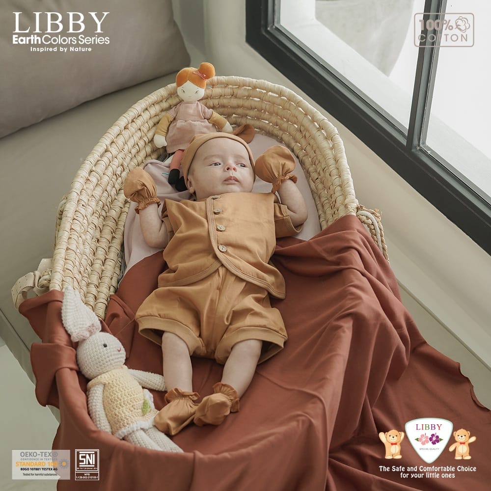 LIBBY COMFY SET - SETELAN PENDEK KANCING DEPAN - SET BAJU LIBBY - BAJU LIBBY