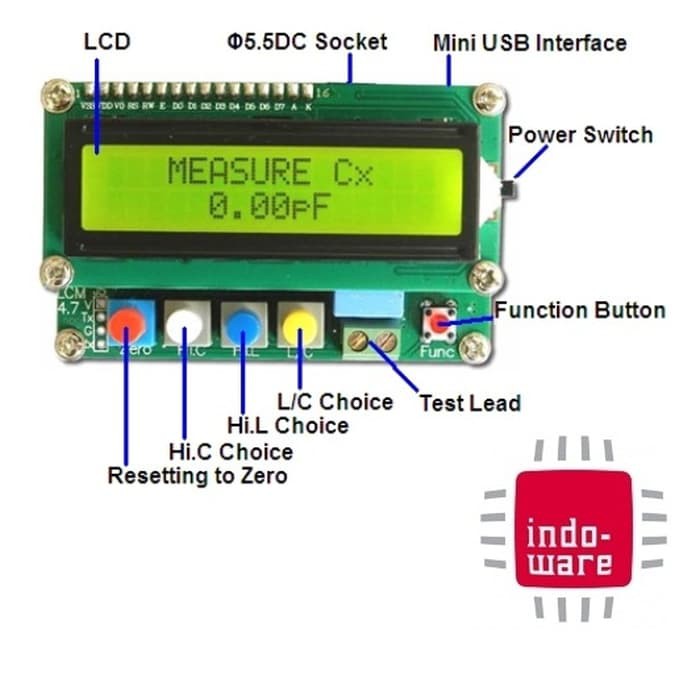 Promo Inductance Capacitance LC meter LC100A Stock Terbatas