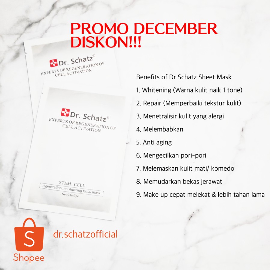 Dr. Schatz Stemcell Mask 1 Sheet