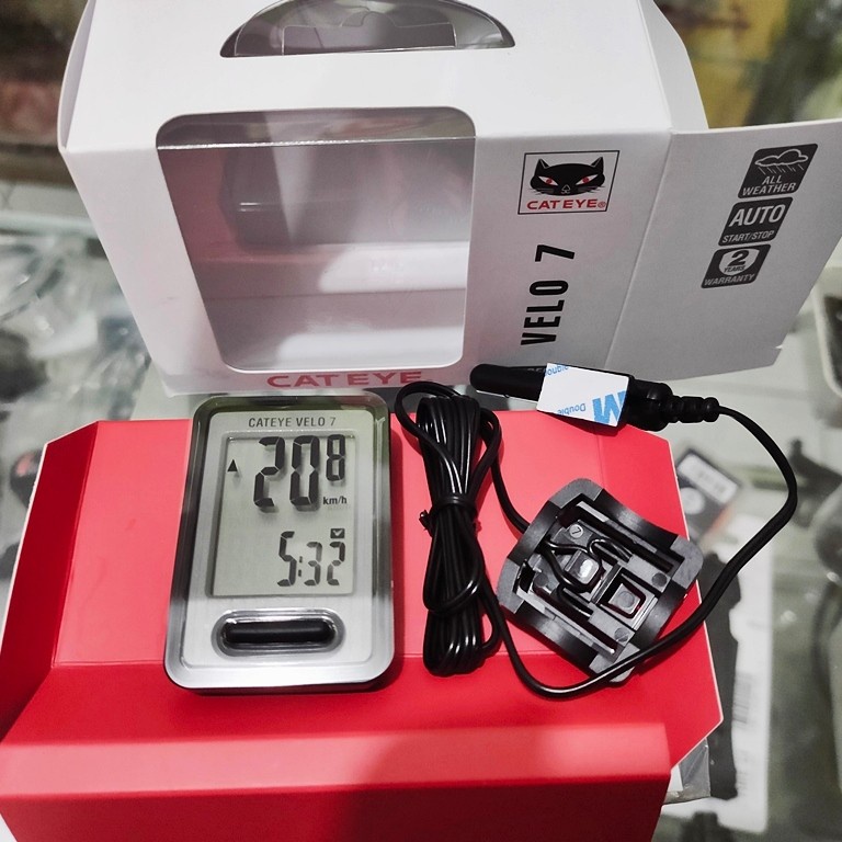 SPEEDOMETER SEPEDA CATEYE VELO 7