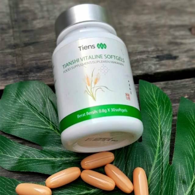 VITALINE SOFTGELS  ORI TIENS||pemutih badan alami