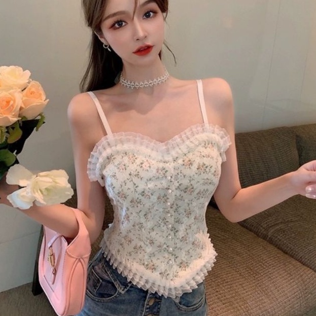 1996  Baju atasan Tanktop kemben daleman Korean style wanita import baju atasan kemben kemban kamiso