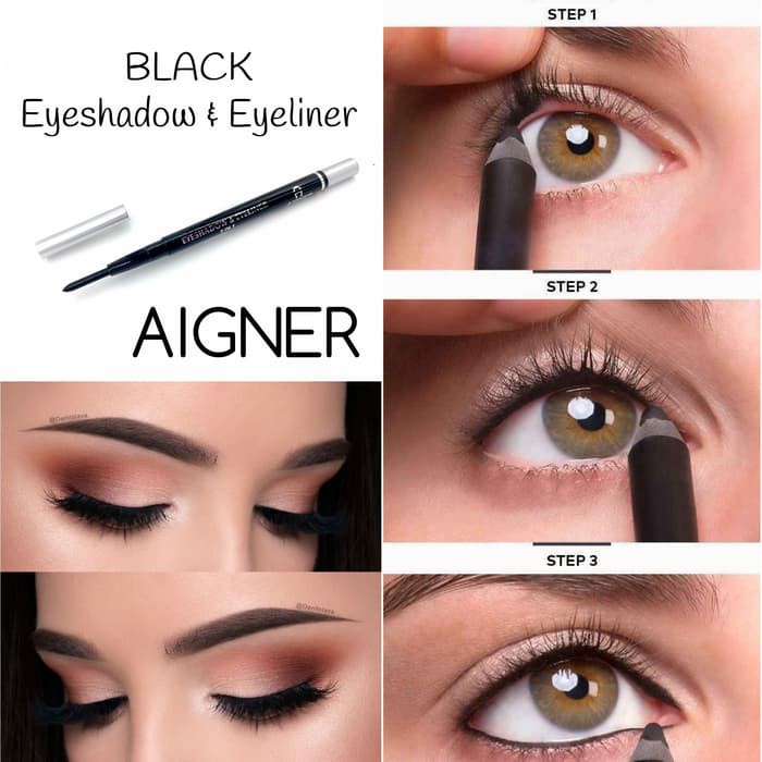 Pensil Putar Aigner / Eyeshadow / Eyeliner Aigner 3 Varian Warna