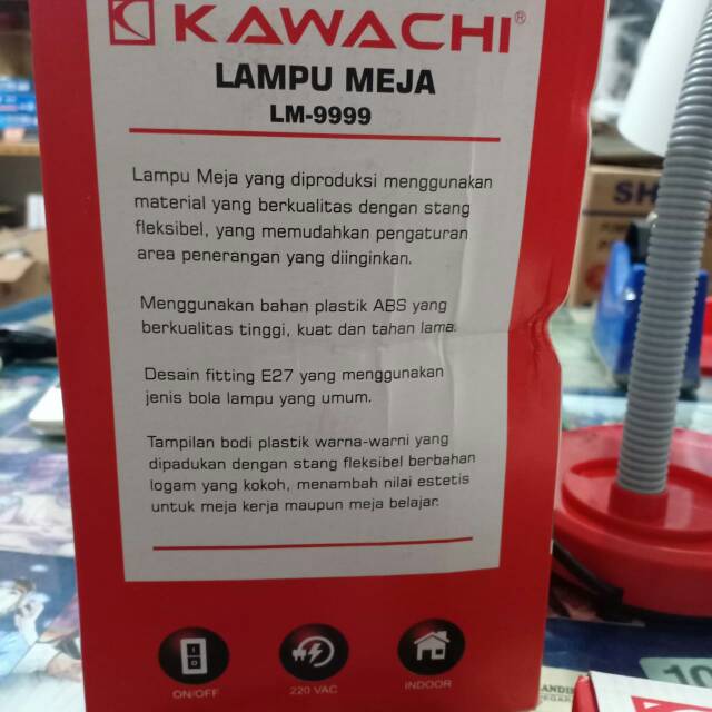 Lampu Belajar Meja KAWACHI LM-9999