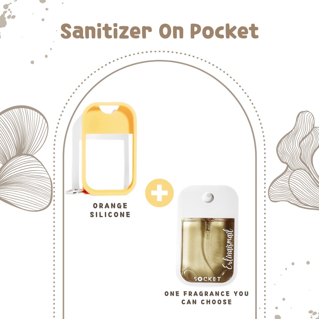 Sanitizer / Sanitizer on Pocket / Hand Sanitizer / Orange