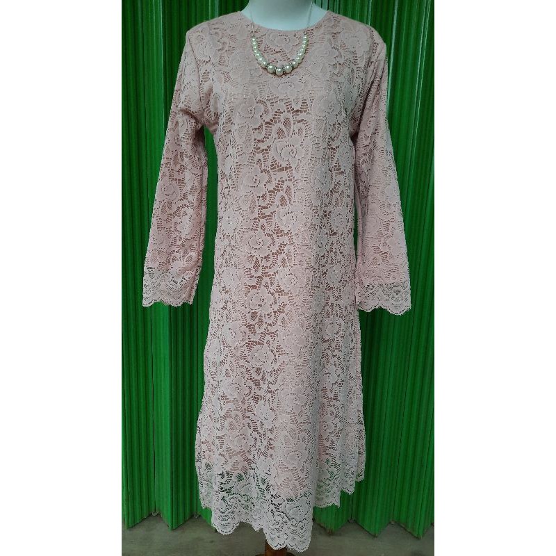 tunik brokat, brokat premium, tunik brokat premium