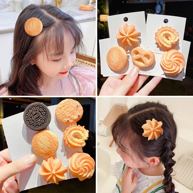 Jepit Rambut Bentuk Cookies Untuk Anak Perempuan