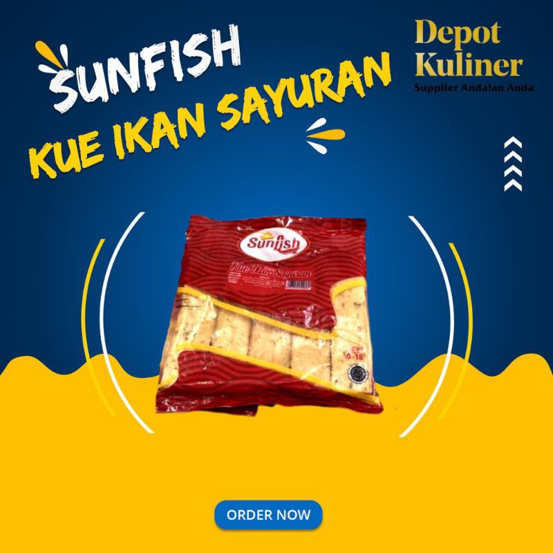 Sunfish Vegetables Fish cake 500GR / Kue Ikan Sayuran