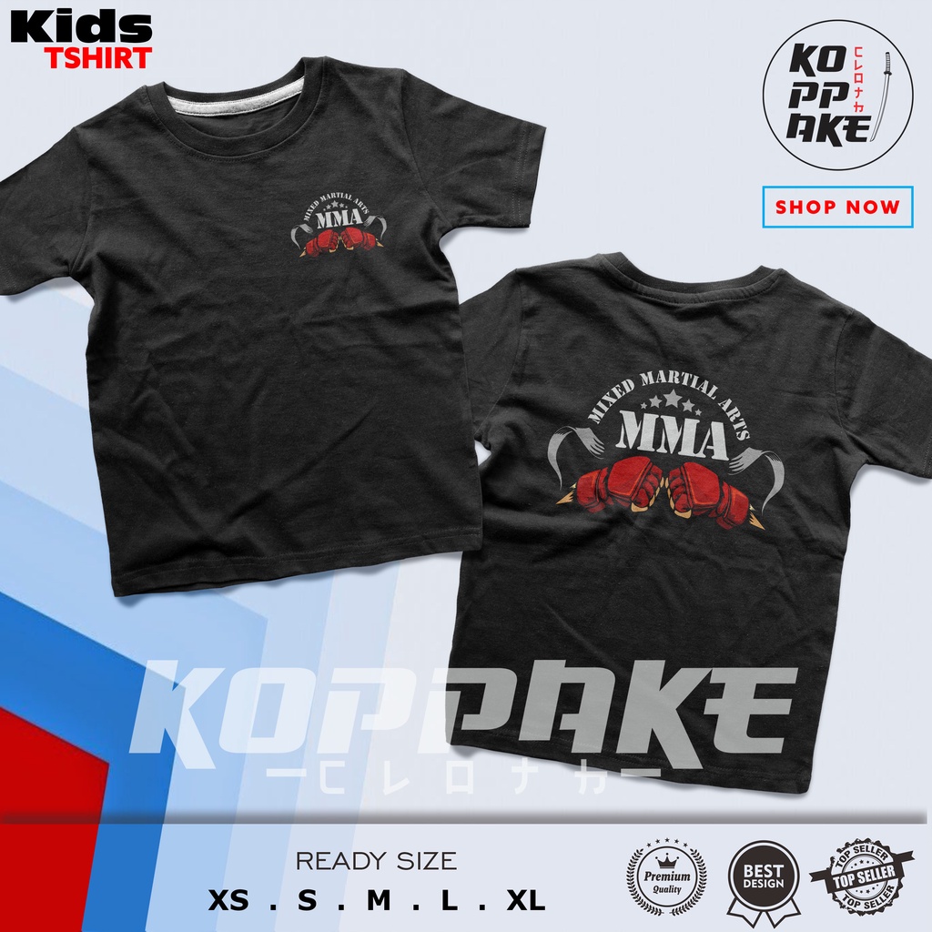 Kaos Anak MMA Fighter Boxing v2 Baju Sport