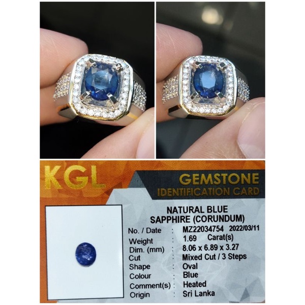 natural blue Sapphire