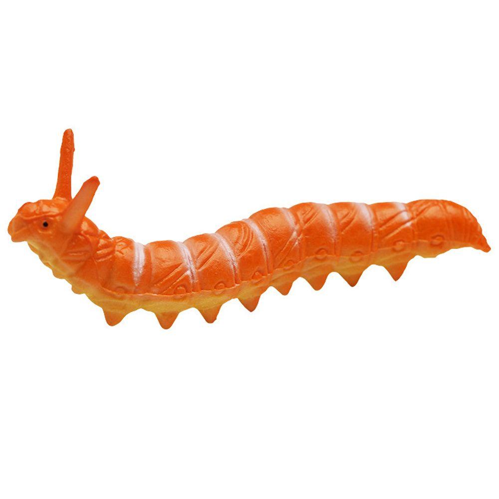 Lanfy Twisty Worm Toy 12Pcs/Lot Mainan Anak Mop's Day Props Canda Gags Realistis Fake Caterpillar Ulat Palsu