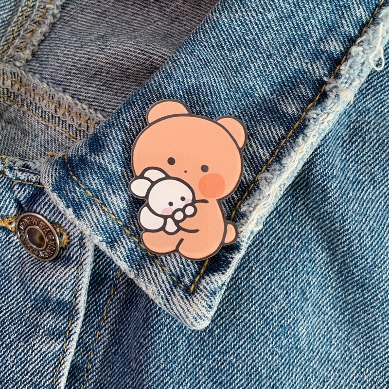 PART 1 CUTE PIN BROOCH PIN BROS ACRYLIC AKRILIC KOREAN STYLE CUTE IMPORT JW063 (VIC)