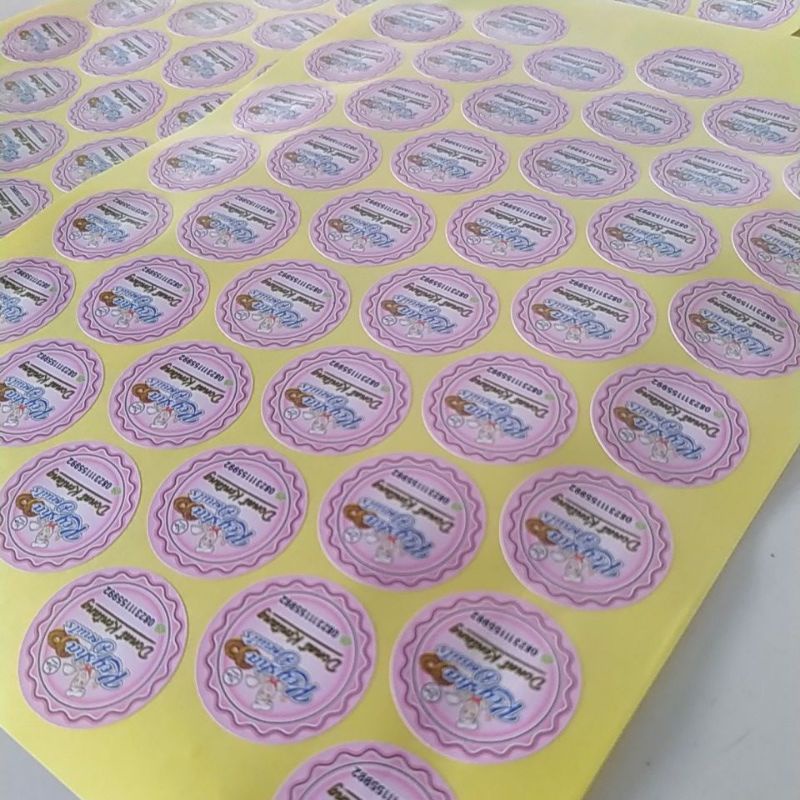 

sticker label