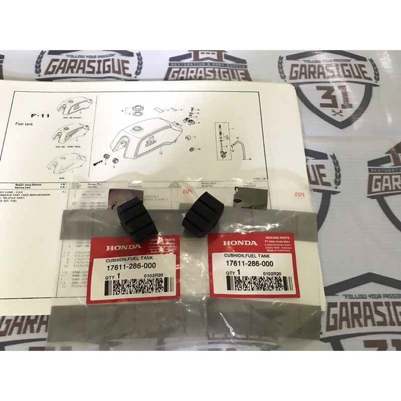 Karet tangki Honda Win Original