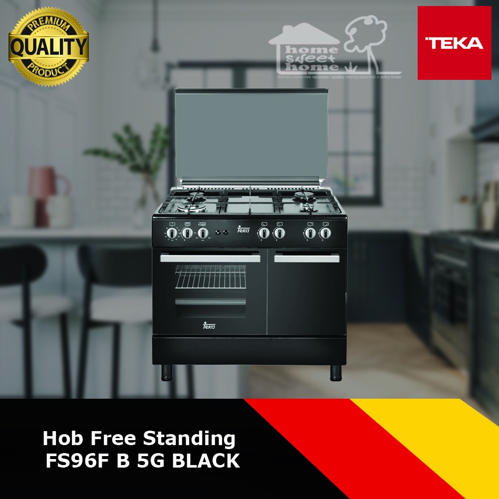Teka Freestanding Cooker FS96F 5G Black